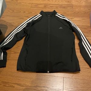 Black Adidas Zip Up